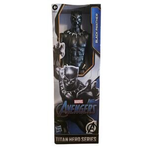 ❤️2/$12 Marvel Avengers Black Panther Action Figure Titan Hero Series 12 in. NWT